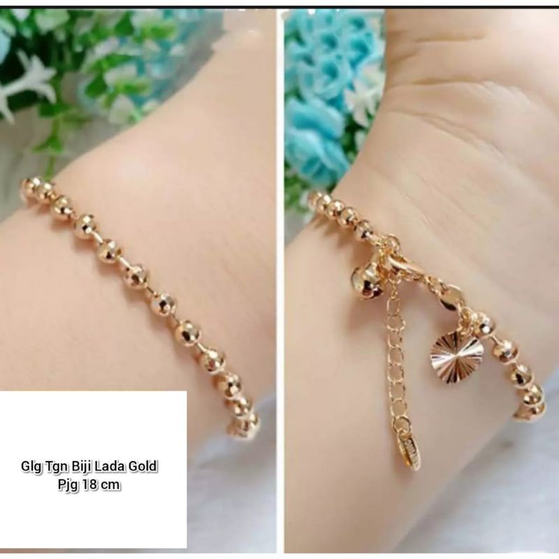 Gelang Tangan Biji lada gold silver Xuping