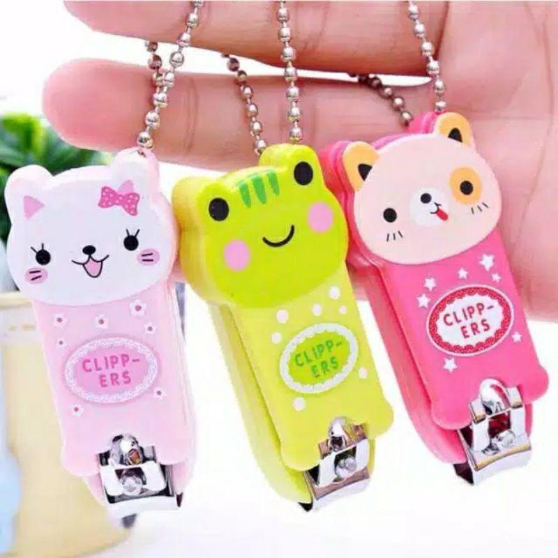 toply shop gunting kuku lucu karakter / jepitan kuku lucu imut