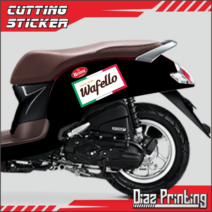 Sticker Motor Wafello Stripping wafello