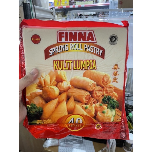 

Finna Spring Roll Pastry isi 40 ukuran 215mmx215mm kulit lumpia