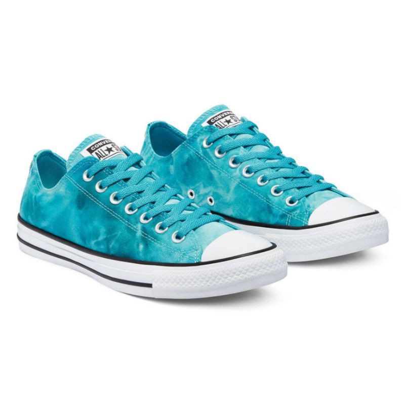 teal and white converse