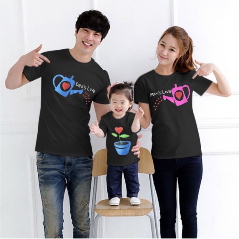 couple family - baju couple 3in1 - baju couple kaos - kapelan keluarga suami istri anak1