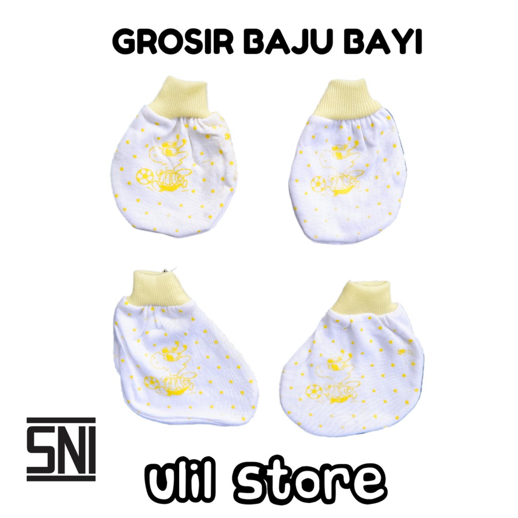 Harga Grosir Isi 3pc Sarung Bayi Tangan dan Kaki Bayi New Born Bahan Cotton