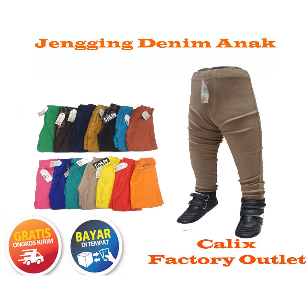 Celana Jegging Denim 1-2thn Anak Murah Legging Anak Murah  Laki - Laki Perempuan Jegging Legging