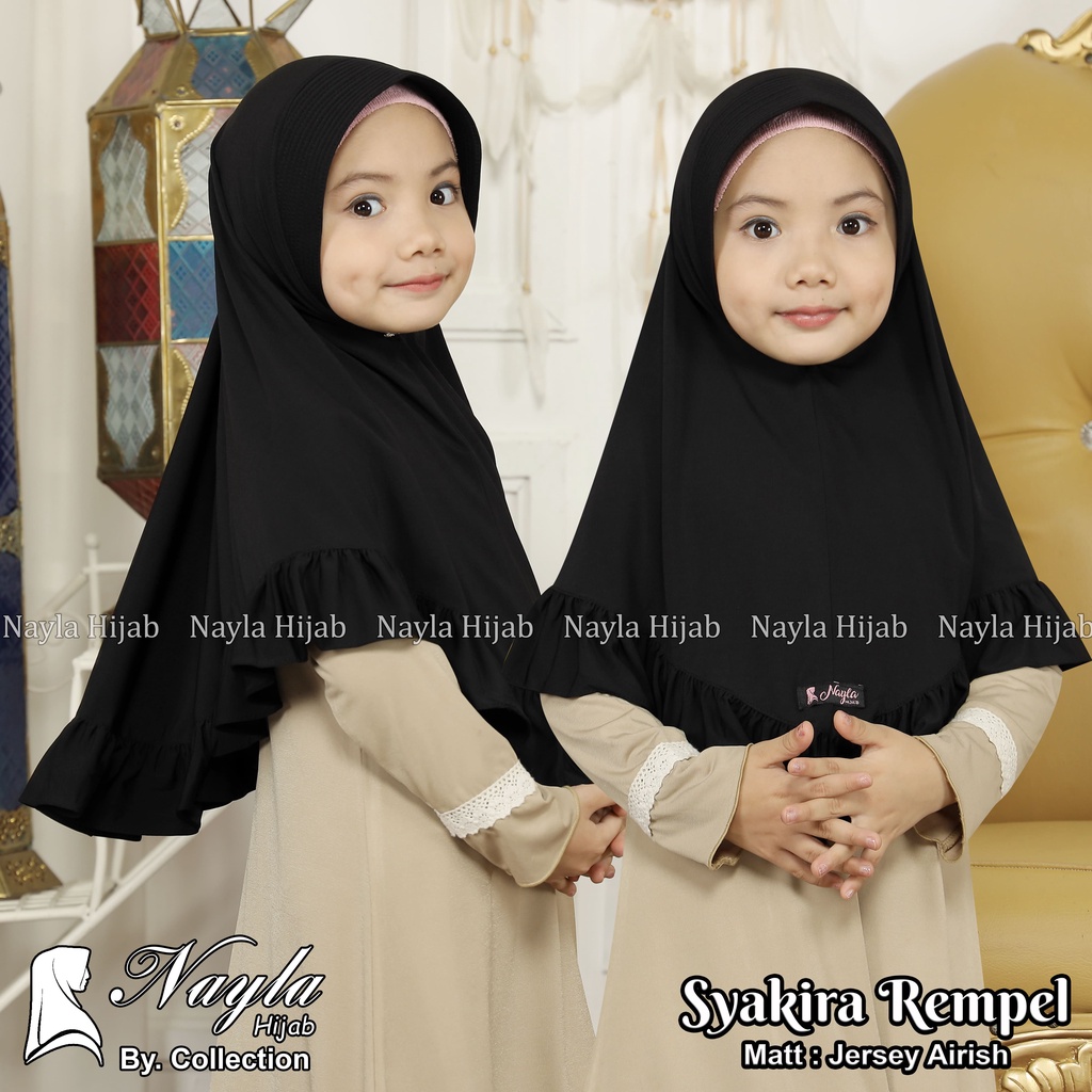 Kerudung Instan Anak Syakhira Rempel By Nayla Hijab Jilbab Anak Jersey Airis Termurah Nayla Hijab