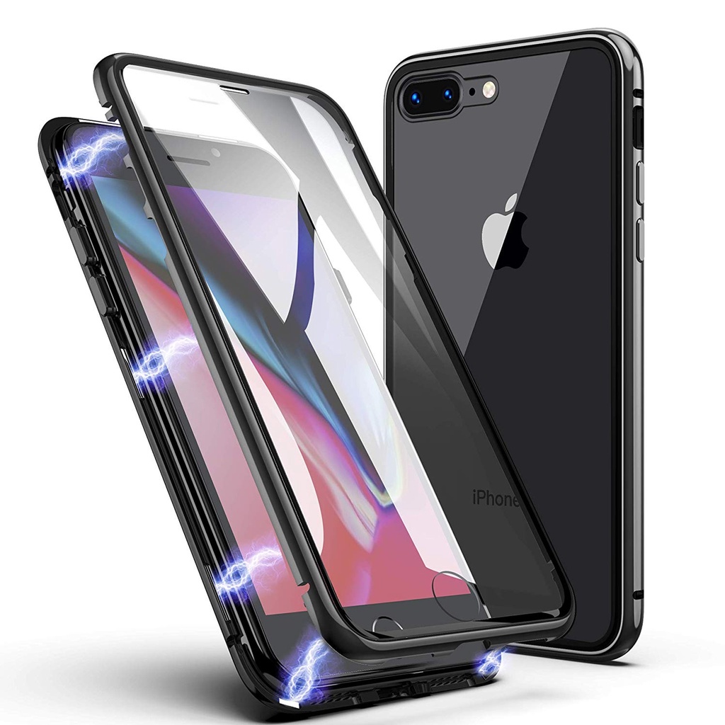 GoodCase - Case Oppo Reno 2/2F | Reno 3/3 Pro 6.4&quot;/ A91/ F15 | A52/ A72/ A92 Magnetic Two Face 2IN1 Glass Hard Case