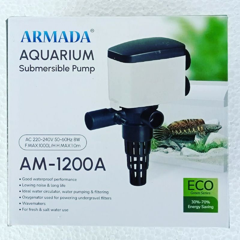 power head ph ARMADA AM 1200 A mesin filter pompa air celup akuarium water pump