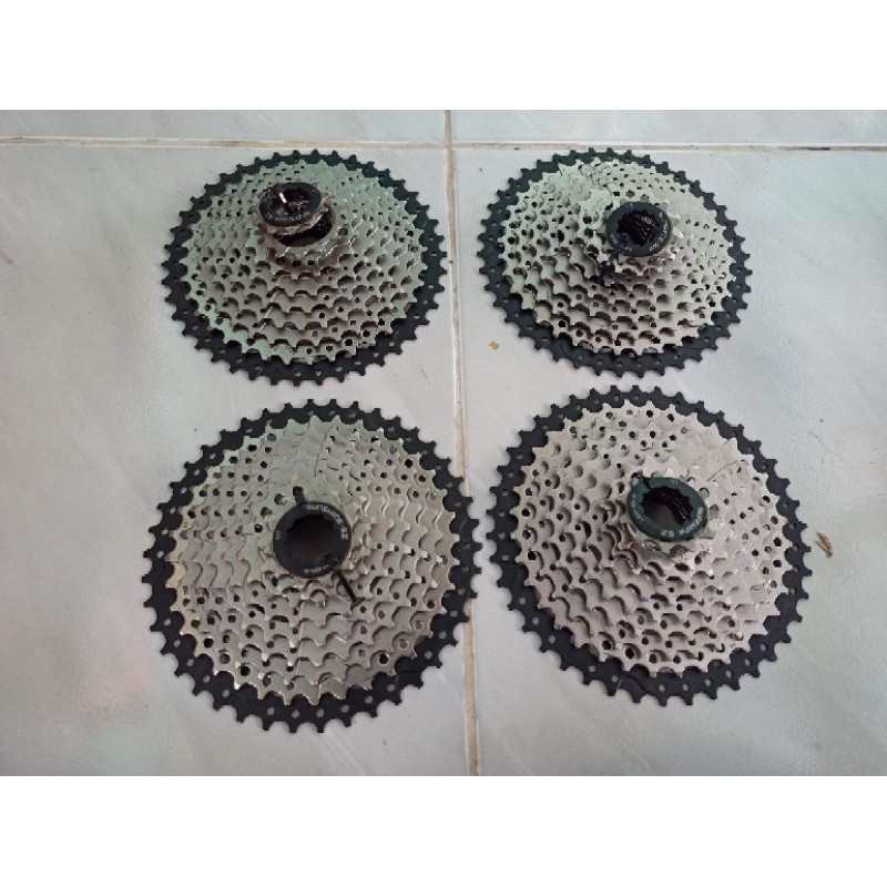 sprocket 9 speed 11 - 42 merk sunshine cassete sloop untuk sepeda MTB