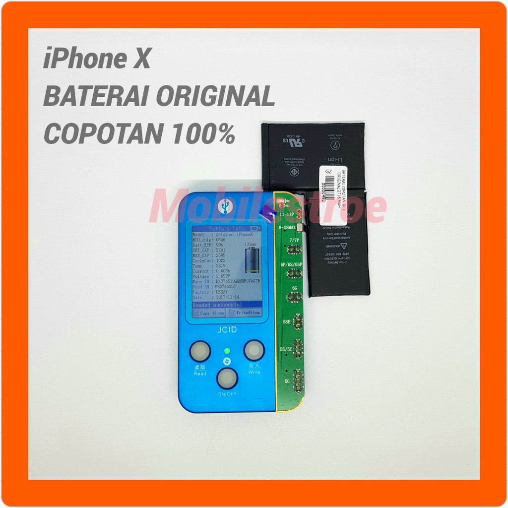 BATERAI COPOTAN BEKAS 6G/6P/6S/6SP/7G/7P/8G/8P/X/XR/XSMAX