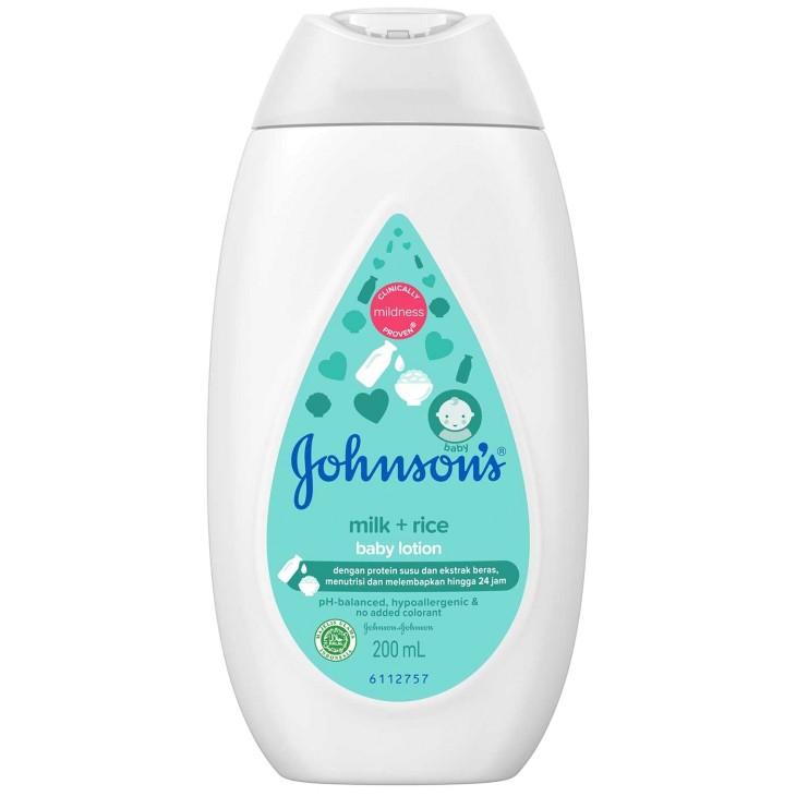 Johnson's Lotion (Reguler, Bedtime, Milk&amp;Rice) 100ml, 200ml