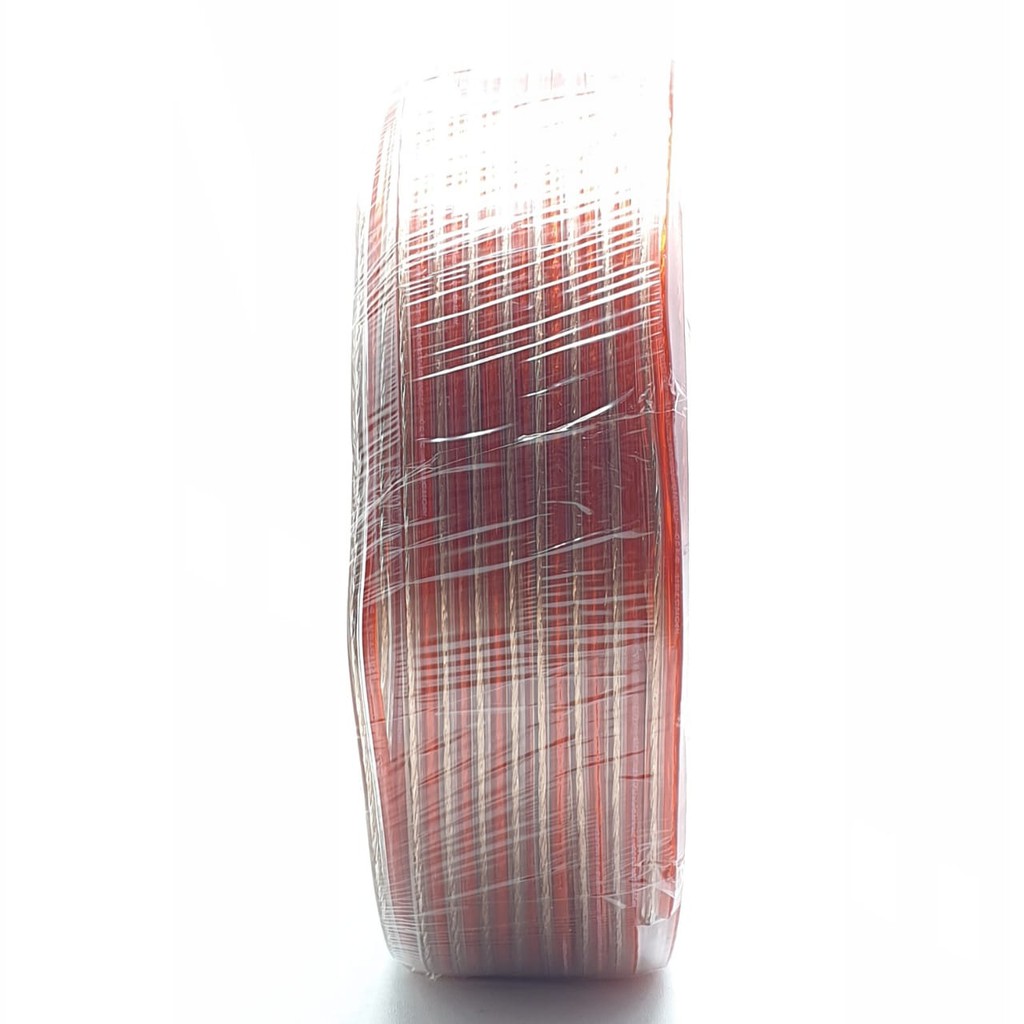 75 Yards (67 METER)  MXCOM Tipe 2X30 Kabel Audio Transparan Speaker Monster Warna Merah