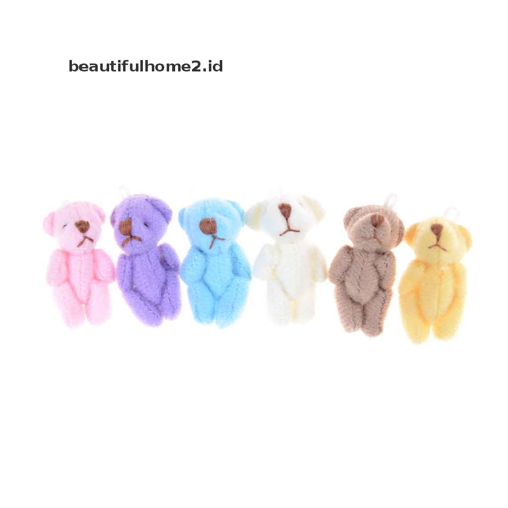 (Beautifulhome2) Buku Literatur Bahasa MandarinId 1pc Boneka Plush Beruang Ukuran 3.5cm