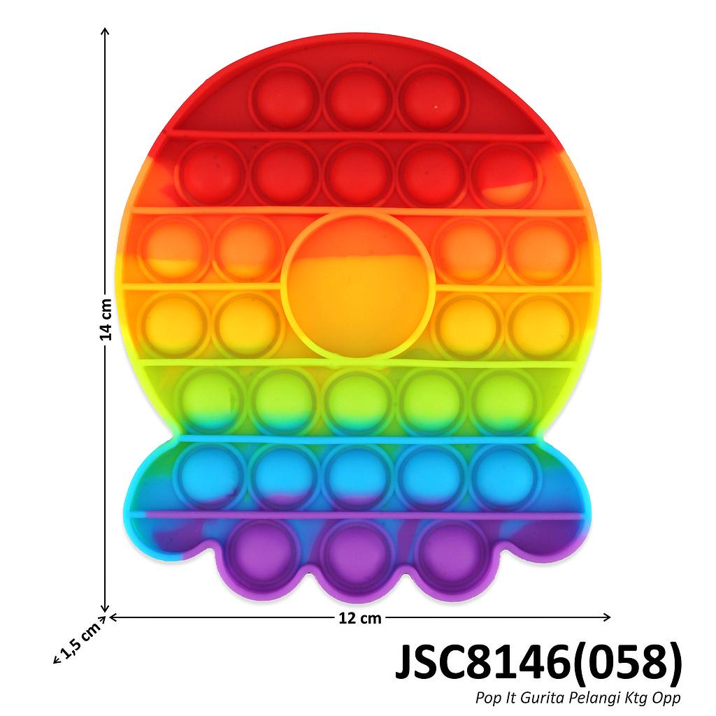 POP IT RAINBOW Mainan Anak Fidget Toys Game Toys-Gurita