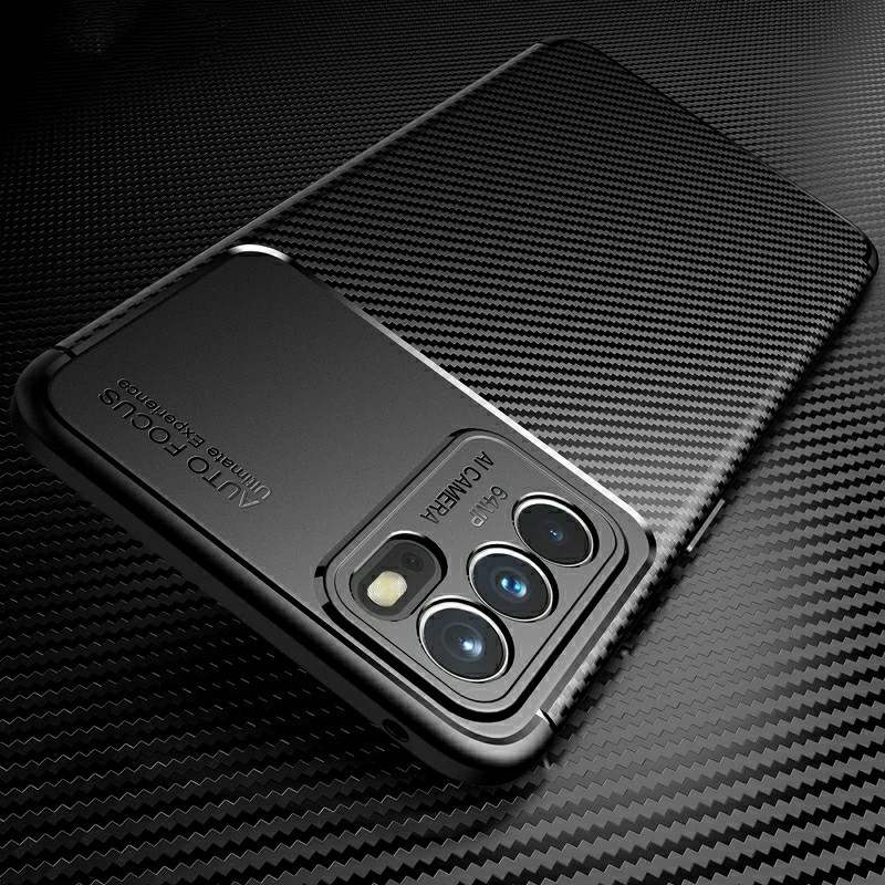 Case Oppo Reno 6 5G Softcase Carbon Autofocus Original