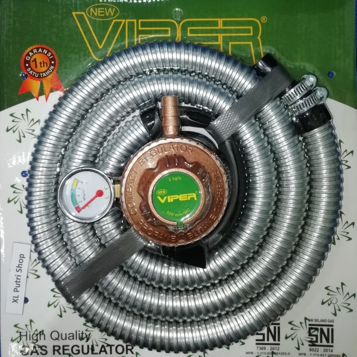 Selang dan Regulator Gas Viper