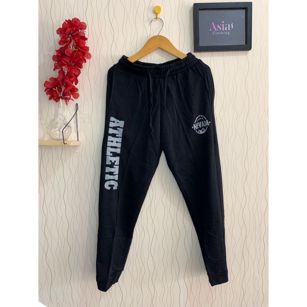 Nevada Celana Panjang Jogger atau Celana Training (MOTIF RANDOM)