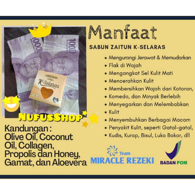 

Sabun Zaitun Colagen K Selaras