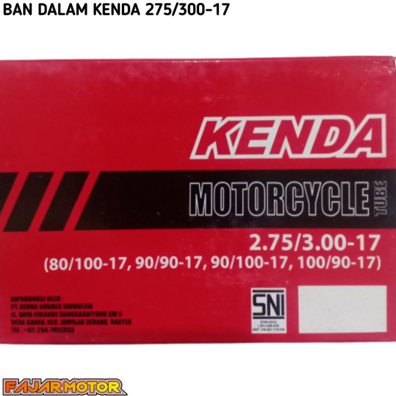 BAN DALAM KENDA 275/300 RING 17