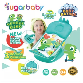 Sugar Baby Deluxe Baby Bather Timmy Turtle Kursi Mandi - Hijau