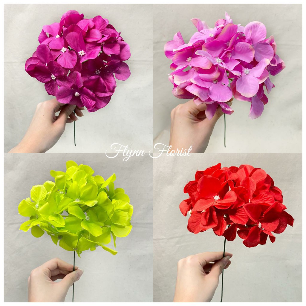 Bunga Hortensia X1 (satuan)●35cm●Bunga Artificial / Bunga Plastik / Bunga Dekorasi / Pernikahan-2