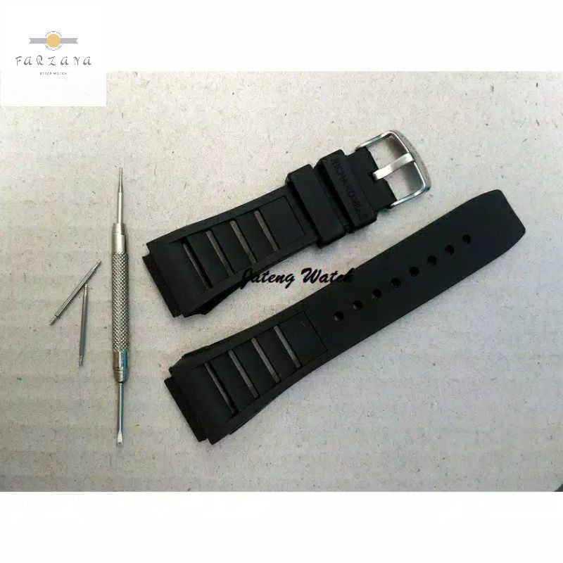 Strap By Farzana Strap Tali Jam Richard Mille RM011 RM-011 RM036 RM-036 RM 036 HITAM