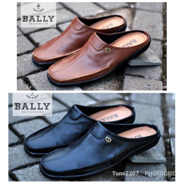 Sandal Bustong Bally kulit Sapi Asli