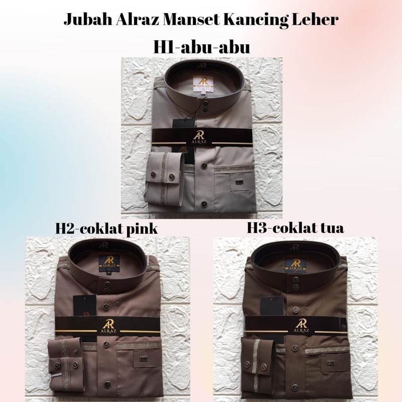 Jubah Al Raz Katun Manset