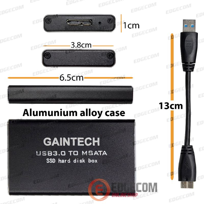 Casing External USB 3.0 to MSATA GAINTECH