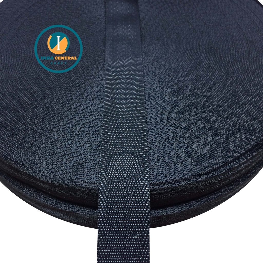 TALI WEBBING TAS SAFETY BELT KTB 2.5 CM HITAM