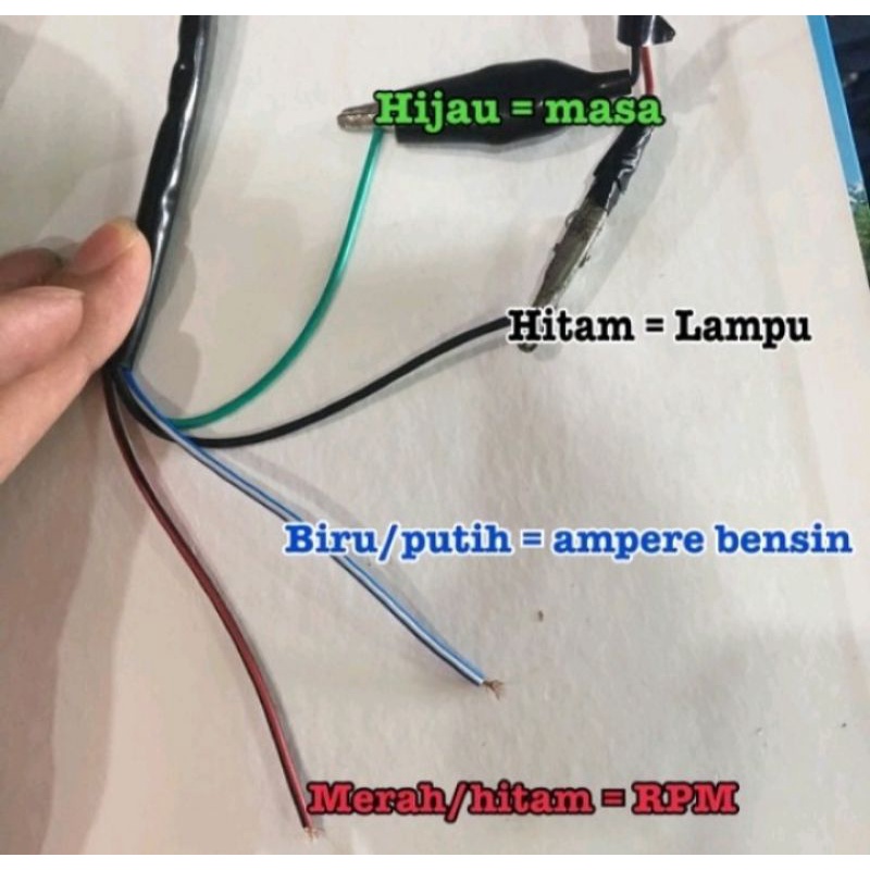 Speedometer DIGITAL komplit-ampere bensin-ODOmeter-tachometer RPM-bisa ganti warna