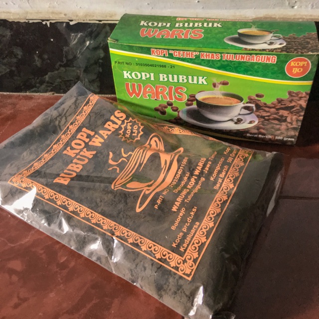 

Bubuk Kopi Hijau WARIS Khas TULUNGAGUNG JATIM kemasan 500gr