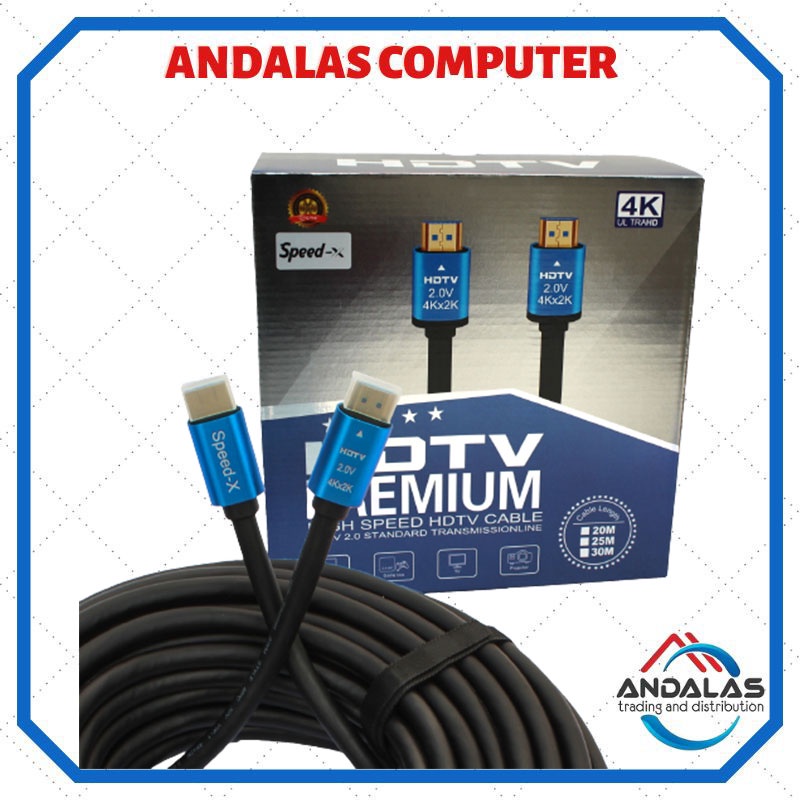 KABEL HDMI HDTV 10M 15M 4K VERSI 2.0 V2 HIGH SPEED CABLE