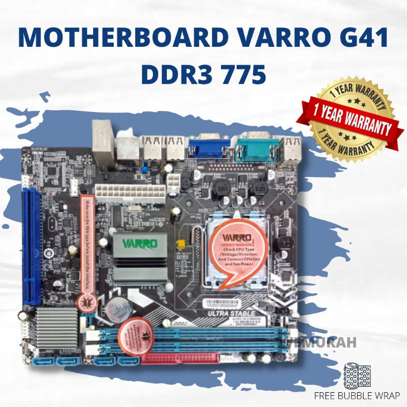 Mainboard G41 Varro Socket 775 DDR3 - MOBO Komputer