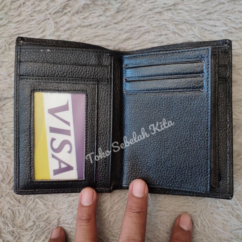 DOMPET KULIT ASLI BUKAN IMITASI ATAU SINTETIS FULL SLOT CARD