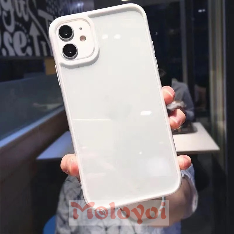 Soft Case TPU Transparan Ultra Tipis Warna Polos Untuk IPhone 13 Pro Max 6 6s 7 8 Plus X XR XS Max 11 12 Pro Max