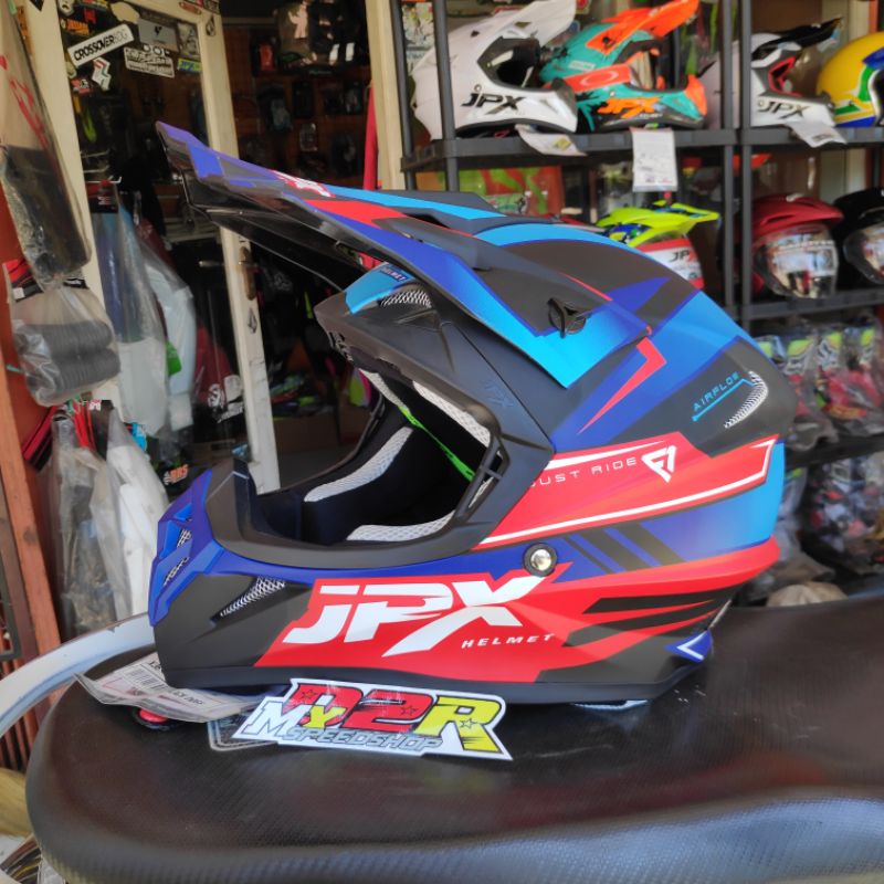 Helm Cross Jpx Motif Helm Trail Helm Motocross jpx