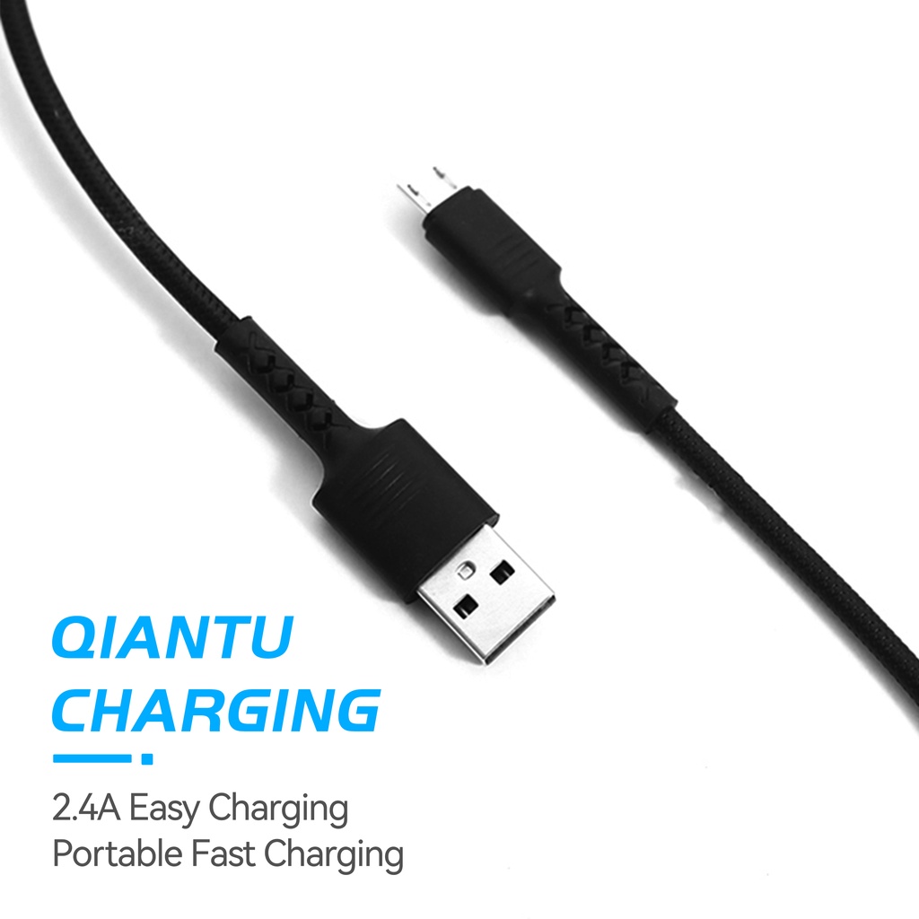 JOYSEUS Kabel data 2.4A USB Micro Cable TPE Material 100CM Fast Charging for Xiaomi Samsung OPPO Vivo-JC03M