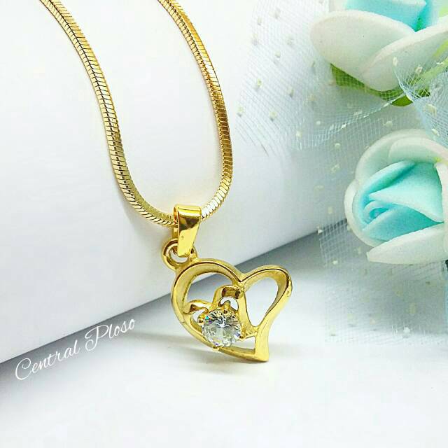 KALUNG TITANIUM KUNING LOVE