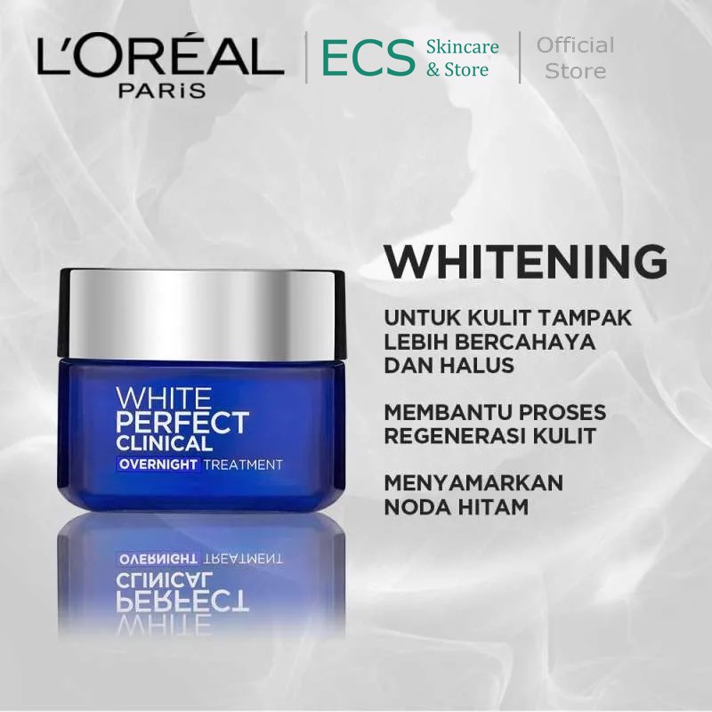 Paket Loreal Paris WHITE AURA PERFECT CLINICAL - Skincare Putih Glowing Menghilangkan Flek CTMP BPOM