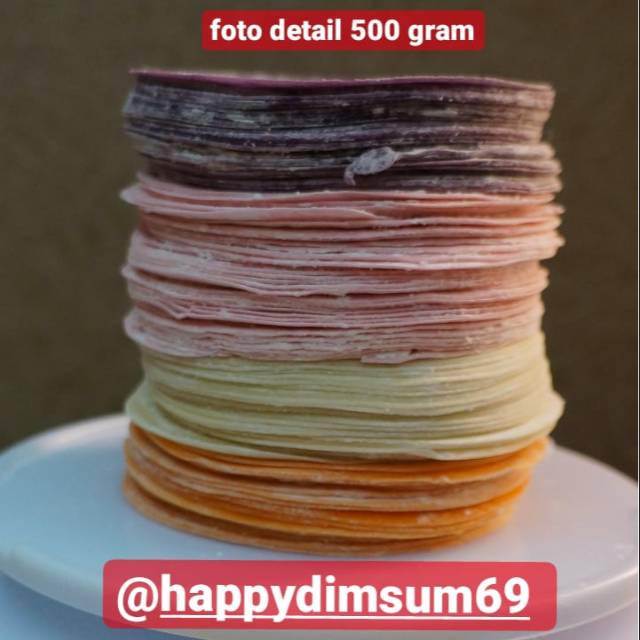 

Kulit Dimsum Pelangi Mix 4 Warna