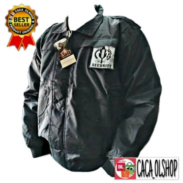 Product terbaik!!!Jaket Security/Satpam Parasut Merk AR Exclusive