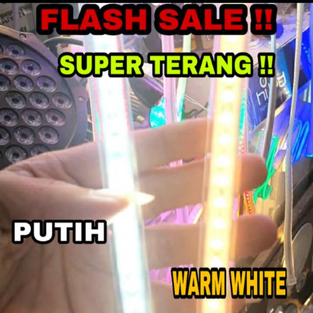PROMO LAMPU LED STRIP SELANG 2835 MATA RAPAT PER METER LAMPU LED SELANG HIAS TUMBLR