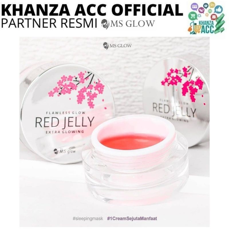 KHANZAACC MS GLOW Flawless Glow Red Jelly Extra Glowing Original