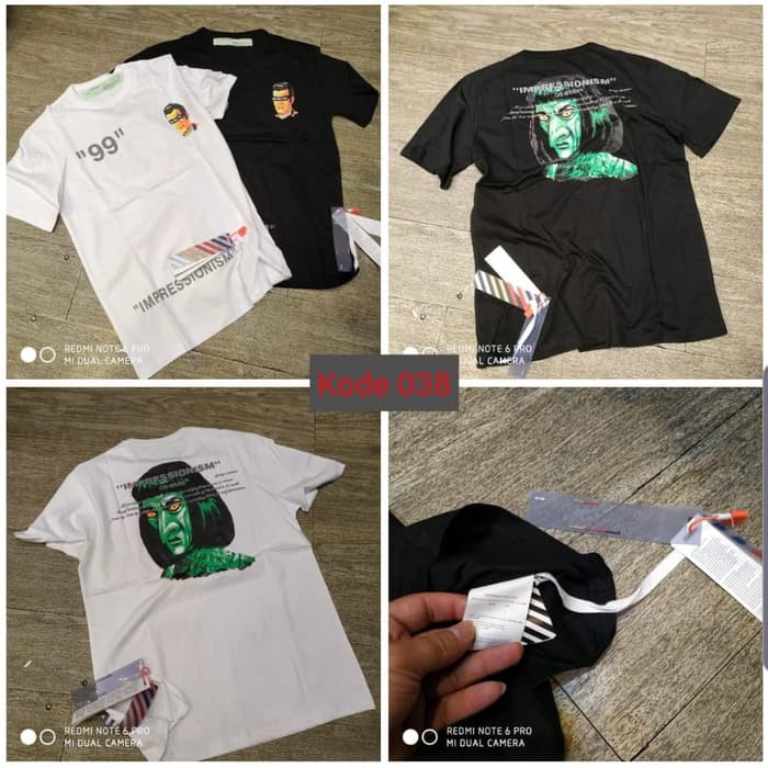 t shirt off white mirror Quality / unisex 002