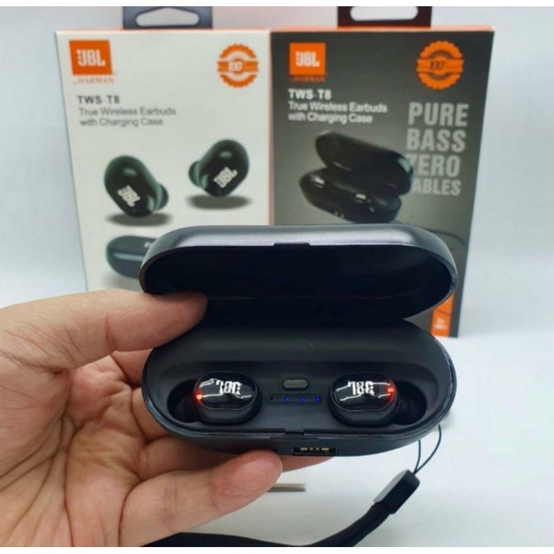 Headset Bluetooth JBL TWS T8 True Wireless Earbuds TWS-T8