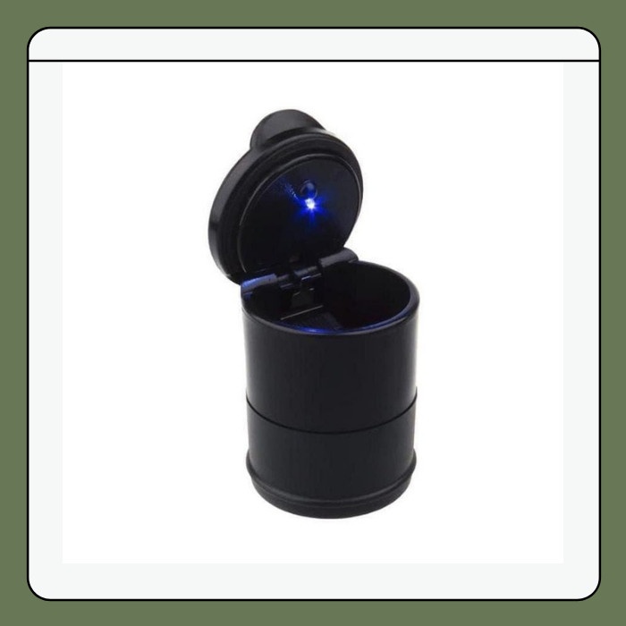 Car Ashtray Cup Asbak Mobil Tempat Abu Rokok Lampu LED