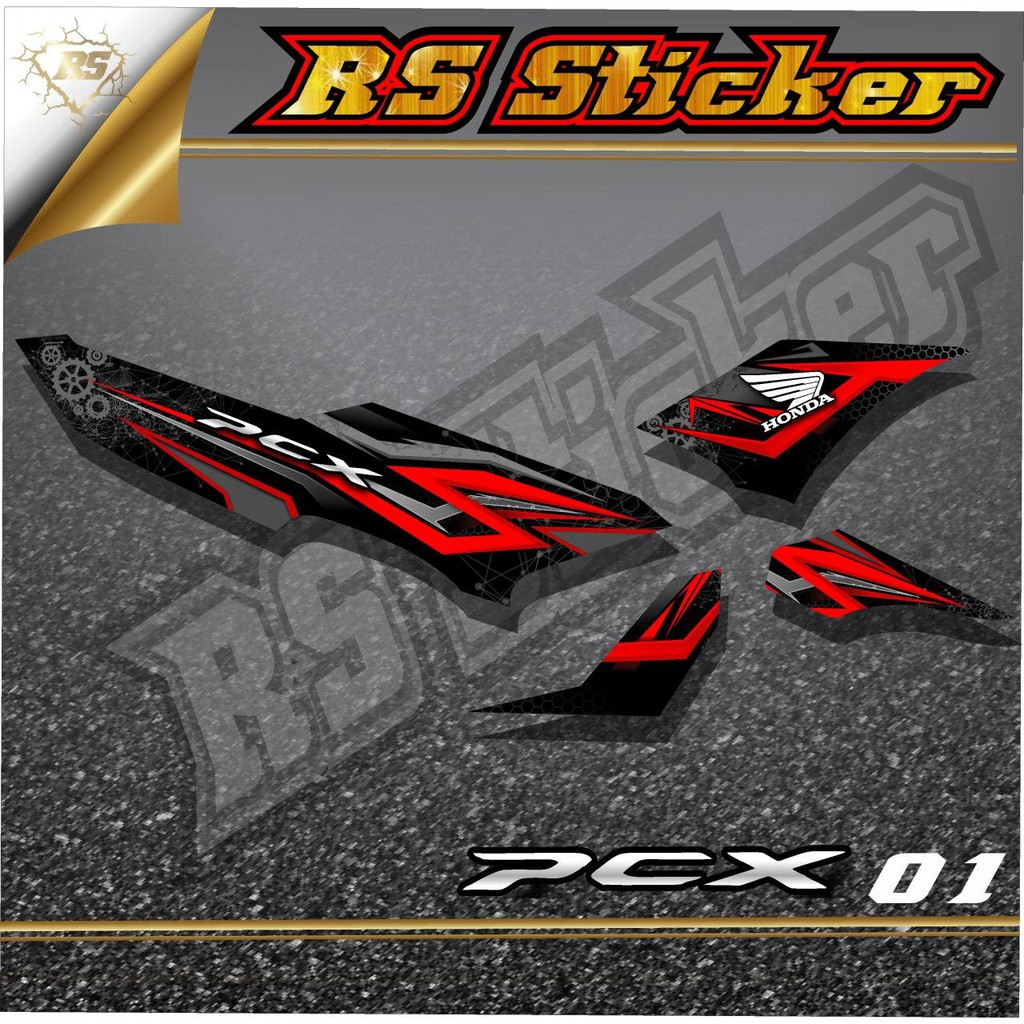 Striping Variasi HondA PCX - Sticker pcx variasi