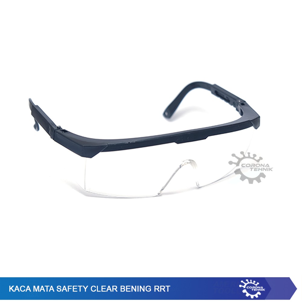 Kaca Mata Safety - Clear Bening - RRT