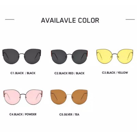( Fy ) COD KACAMATA IMPORT KACAMATA  HITAM PRIA WANITA KACAMATA UV NEW SUNGLASSES IMPORT REALPICT
