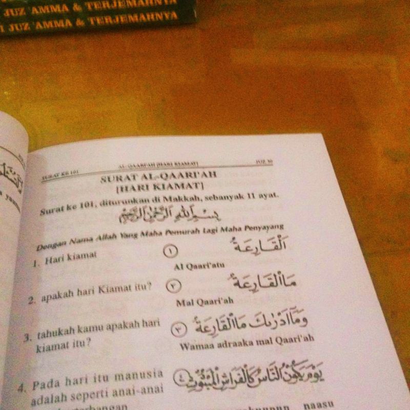 Terjemah Juz Amma Merah / Juzamma Merah / Buku Islam / Juz 30 / Bisa COD